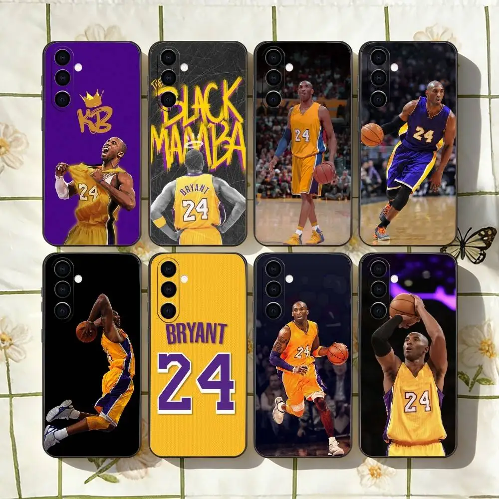 

Basketball Fan K-Kobe B-Bryant Phone Case For Samsung Galaxy A73,A72,A71,A70,A53,A52,A51,Soft Silicone Black Cover