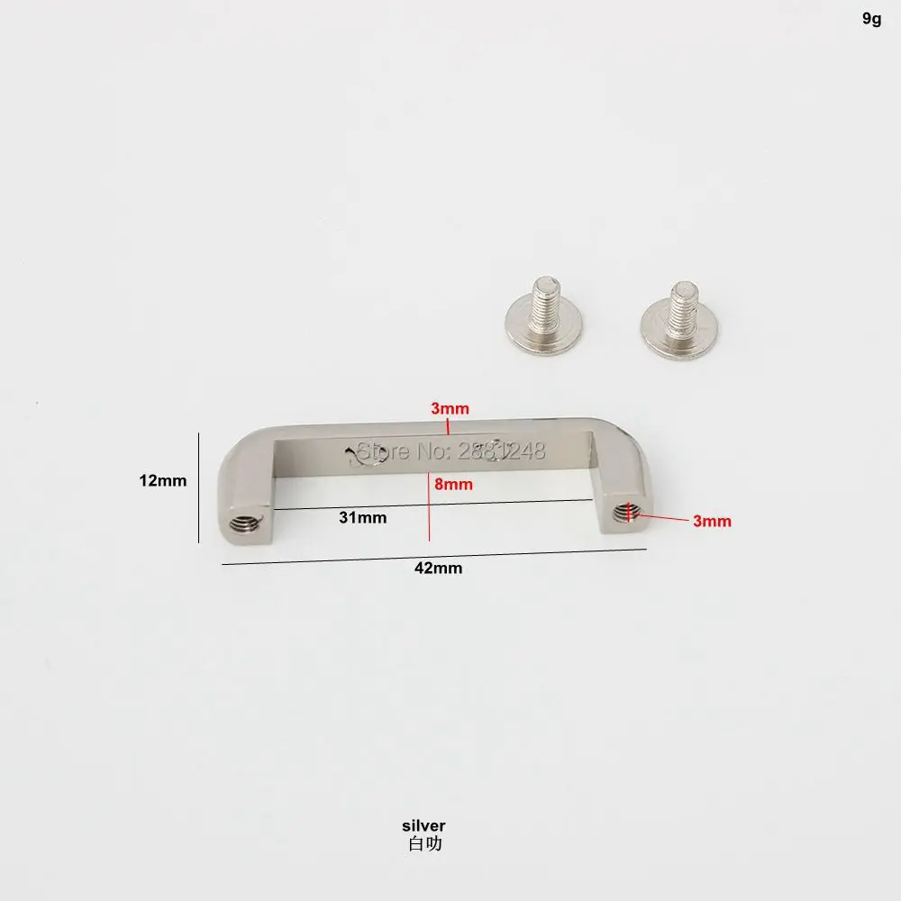 10-50pcs 5colors 13mm 16mm 18mm 25mm 31mm handbag/bag silver light gold metal accessory,arch bridge connector hanger bags parts