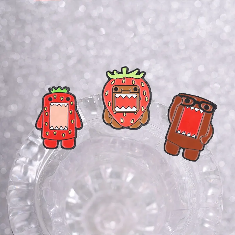 13style Cartoon Lustige Meme Emaille-Pins, Coding-Küken-Broschen, Erdbeer-Domo-Gans-Frosch-Abzeichen, Tier-Schmuck, Entwickler-Geschenk – Detail 10