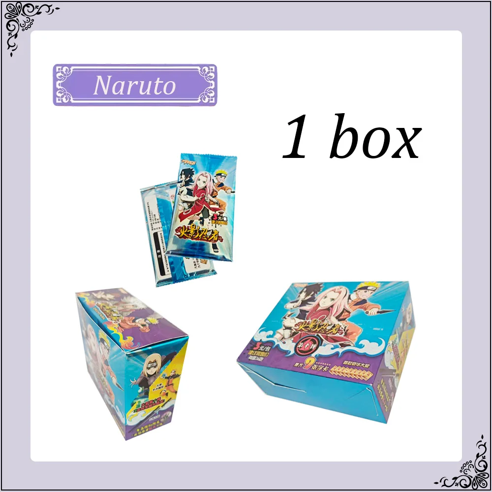 CARD EXPERT Naruto Hot Complete Series Card Booster Box Toy Gifts Full Set Naruto Popular Anime Rare Collection Cards