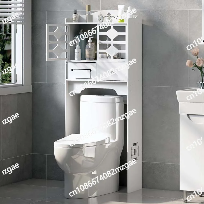 

Bathroom floor drawer storage rack, bathroom multi-layer storage rack