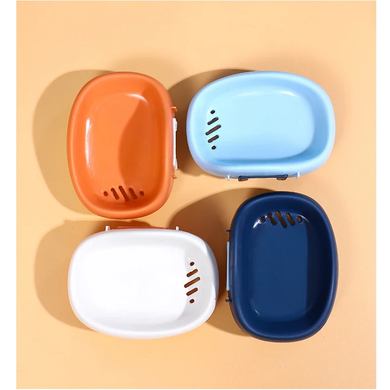 Soap Dishes Suction Cup Shelf Storage Box Hanging Toilet Holder Products for Bathroom and Organization Base Bath Accessories