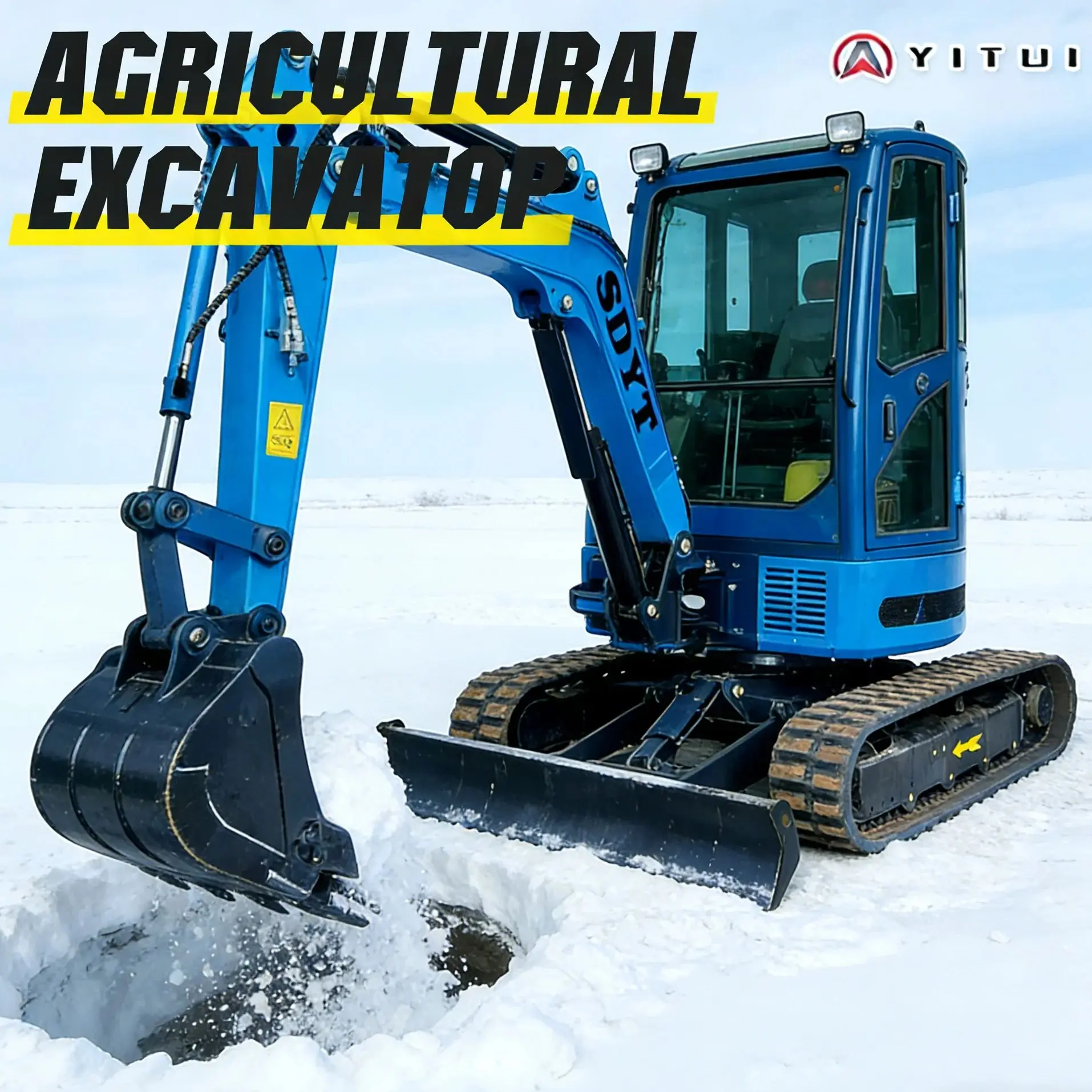 Escavadeira diesel hidráulica pequena compacta personalizada de 1,5 toneladas Certificação Euro 5 Acessórios para escavadeira pequena