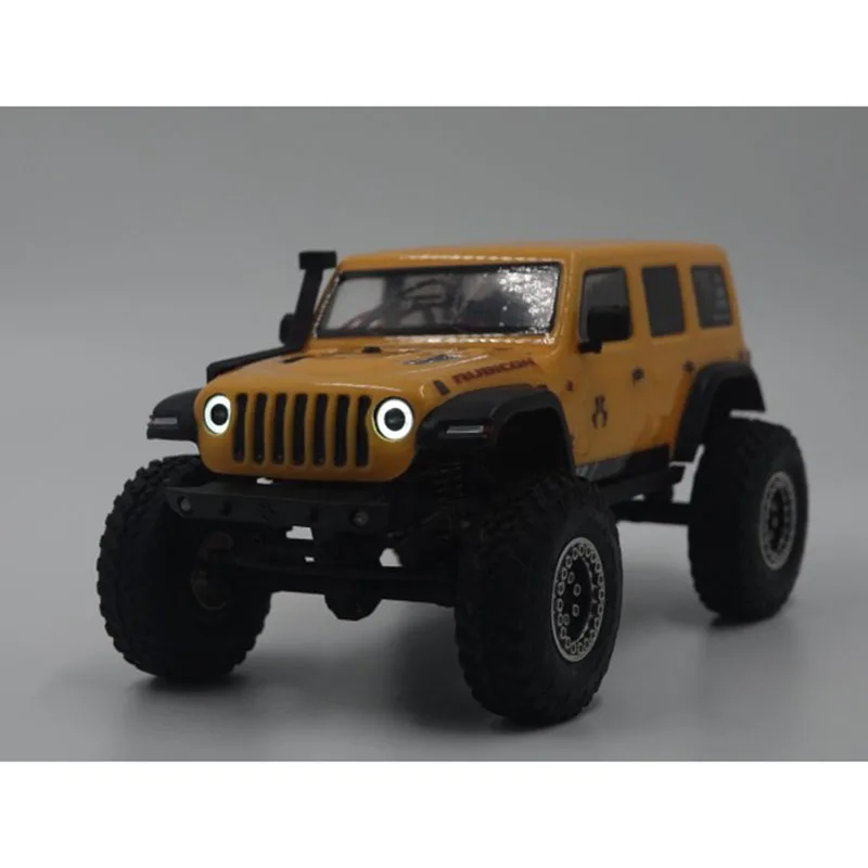 LED Simulação Angel Eye Farol, Jeep Wrangler Atualize Peças, 1:24 RC Crawler Car, Axial SCX24 AXI00002 AXI00005 90081, 2pcs