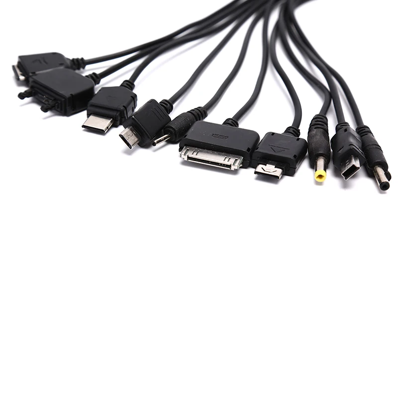 Cavo di trasferimento dati USB multifunzione universale 10 in 1 cavo multipin caricabatterie cavo adattatore USB cavo dati