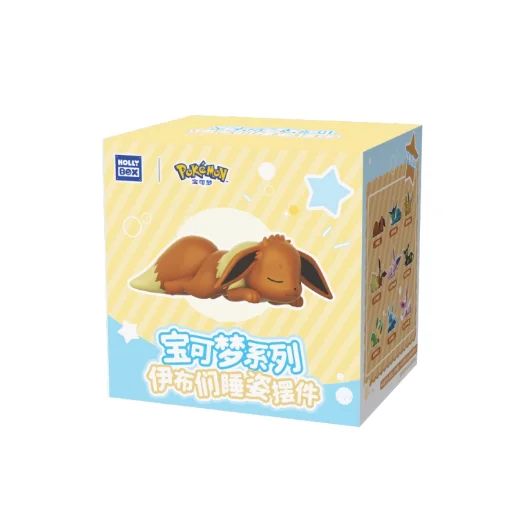 Neue echte Eevee Schlafposition Serie Mystery Box Vaporeon Anime Figuren Sylveon Espeon Umbreon Merchandise Geschenk Spielzeug