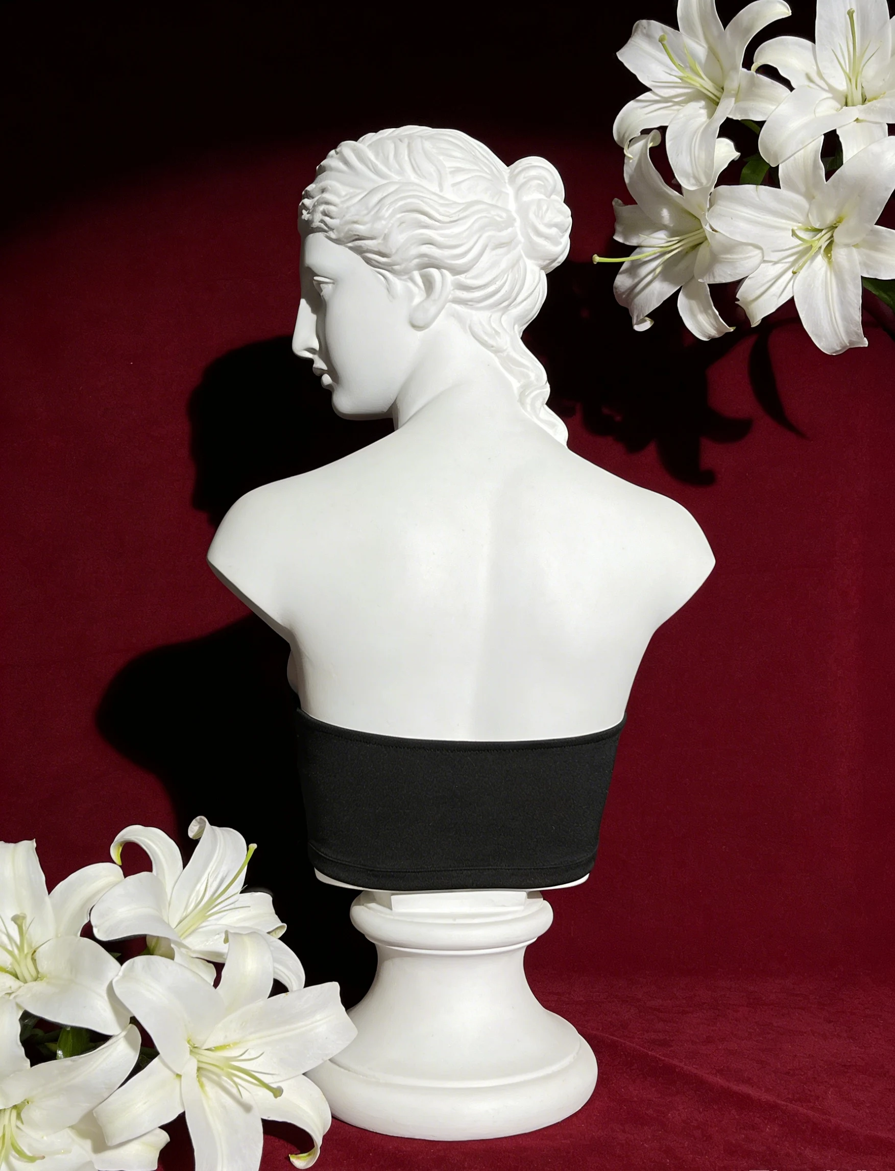 【 Fragments.SPECIAL LINK:THE MASCOT'SLITTLE GIFT.】Vintage-inspired Black Strapless Bodice with Slim Fit, Sexy & Feminine