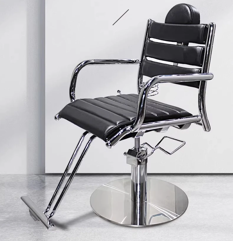 Japanese-style rotating lift into the barber shop hair cutting chair