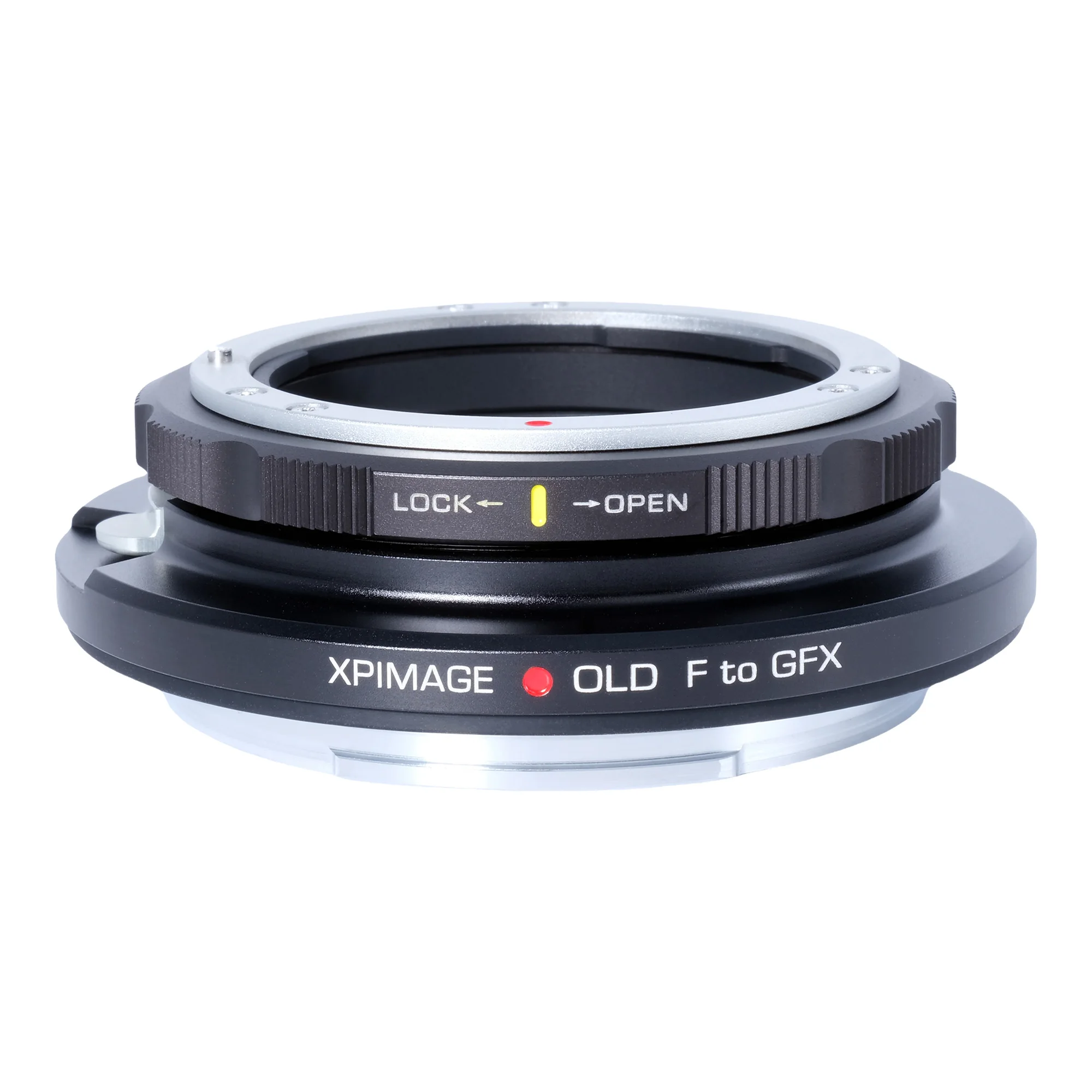 

XPIMAGE F to GFX Lens Mount Adapter Ring Compatible with Nikon F AI AIS Lens to Fujifilm GFX Cameras GFX50 GFX100
