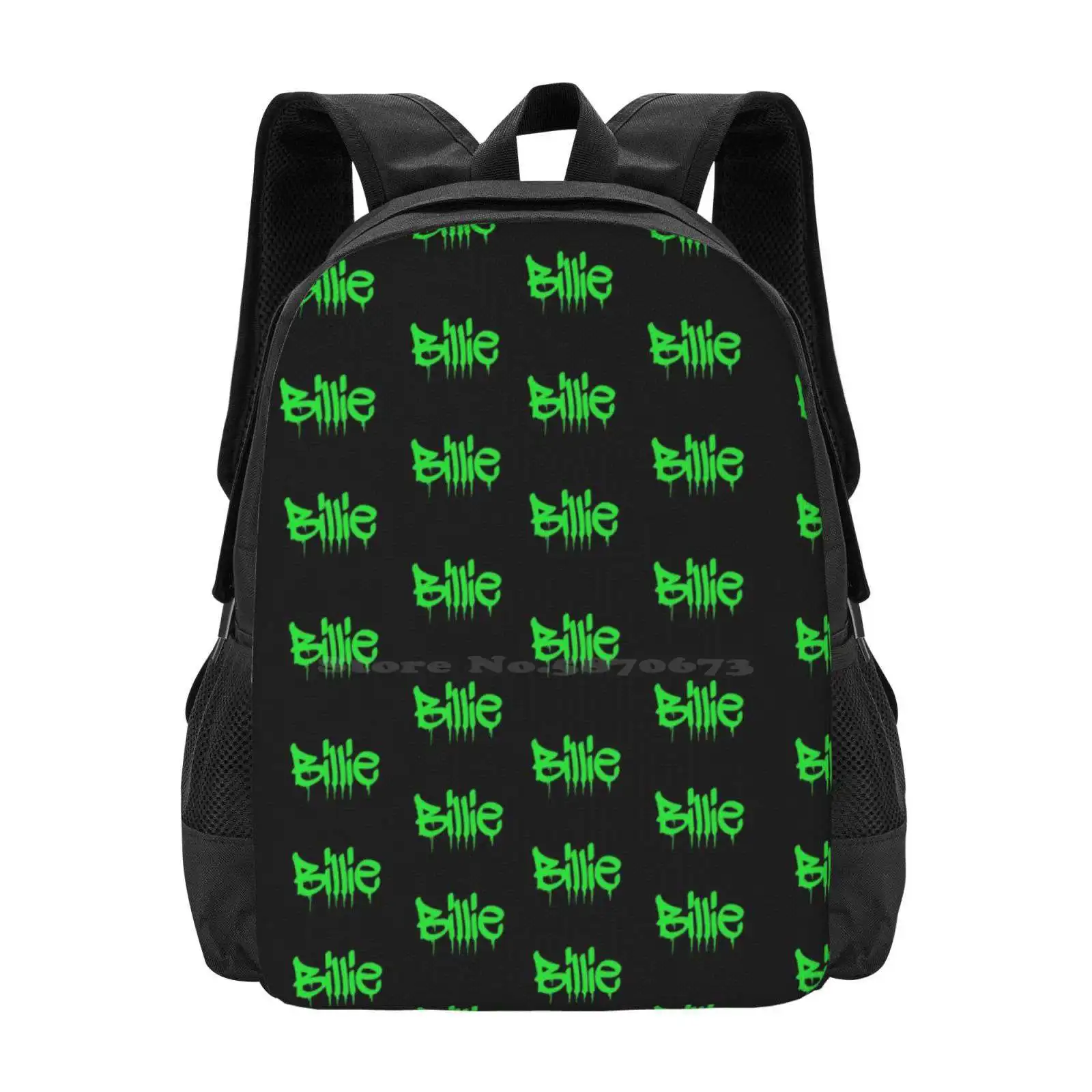 Black&Green Throw Blankets Hot Sale Backpack Fashion Bags Green Aesthetic Tumblr Vsco Lyrics Trendy Alternative Music