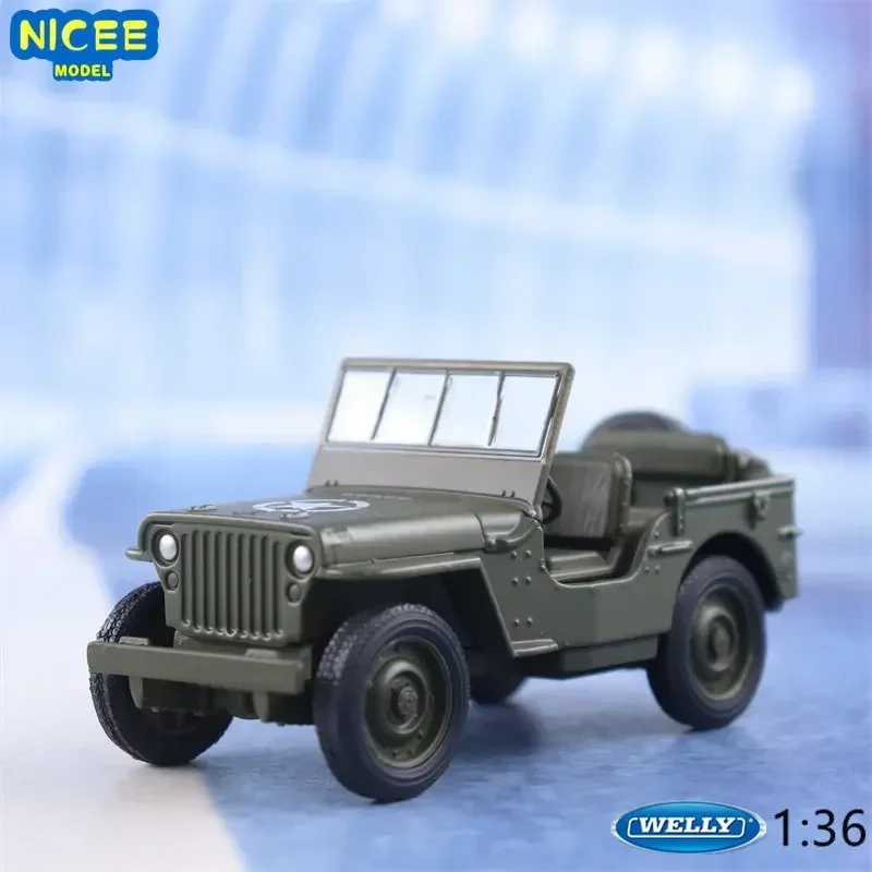 

WELLY 1:36 1941 JEEP Willys MB High Simulation Diecast Car Metal Alloy Model Car Children's toys collection gifts B921