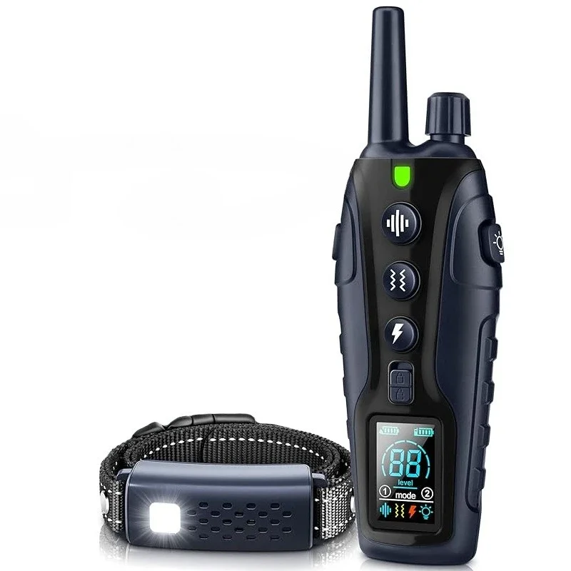 

Color screen IP67 waterproof charging far control high-end intelligent remote control dog training anti-barking