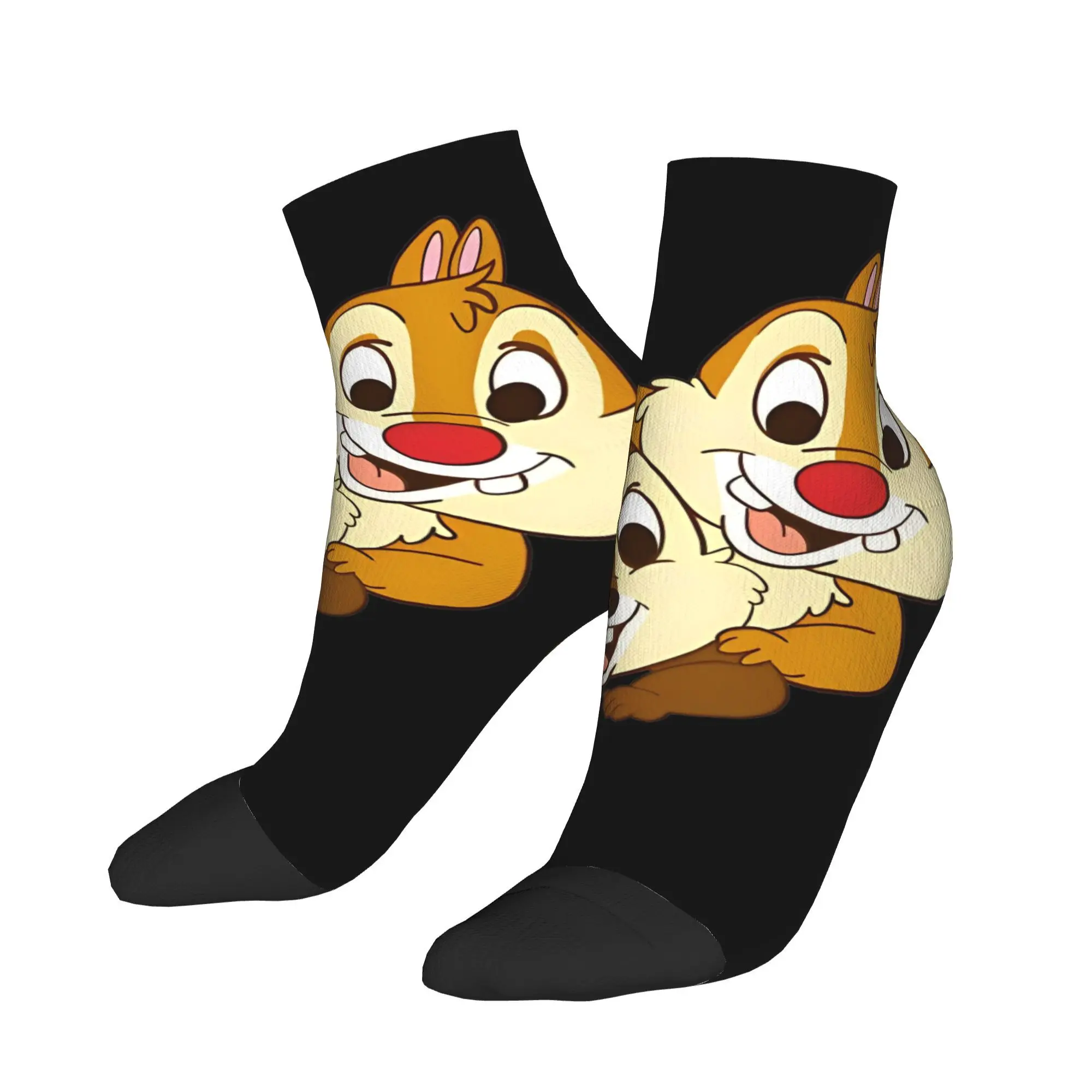 

Men Casual Socks Chip 'n' Dale Anti Skid High Quality Sock Summer squirrel Modern Graphic Outdoor Socks