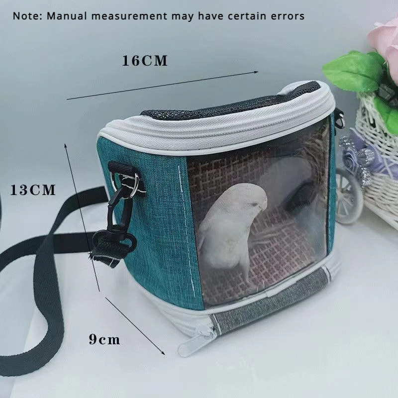 Portable Pet Bird Cage Parrot Breathable and Detachable Hamster Flying Kangaroo Travel Bag Pet Accessories Guinea Pig  Pet Bag