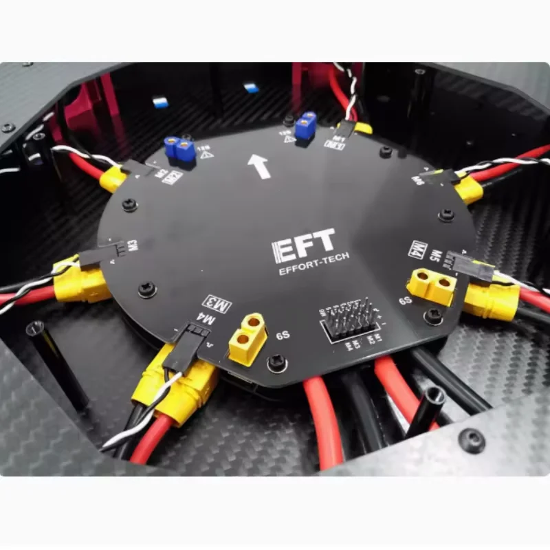 EFT Grote Stroomverdeelbord PDB Board 12S 480A voor Agrarische drone Quadcopter Hexacopter UAV