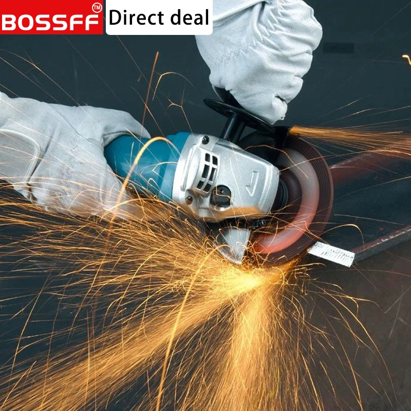 Cordless Angle Grinder 2X4.0AH Batteries, 21V Power Angle Grinder Tools with Fast Charger,Flap Disc for Cutting, Grinding