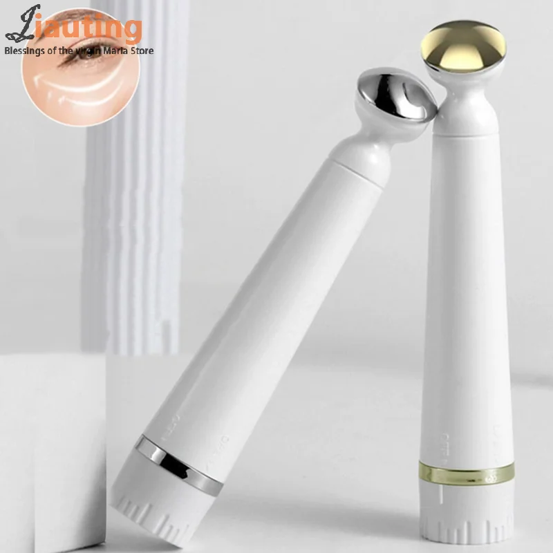 جهاز تدليك كهربائي صغير محمول باليد يعمل بالاهتزاز والوجه ومضاد للشيخوخة والتجاعيد والهالات السوداء قلم إزالة أدوات العناية بالبشرة التجميلية #3