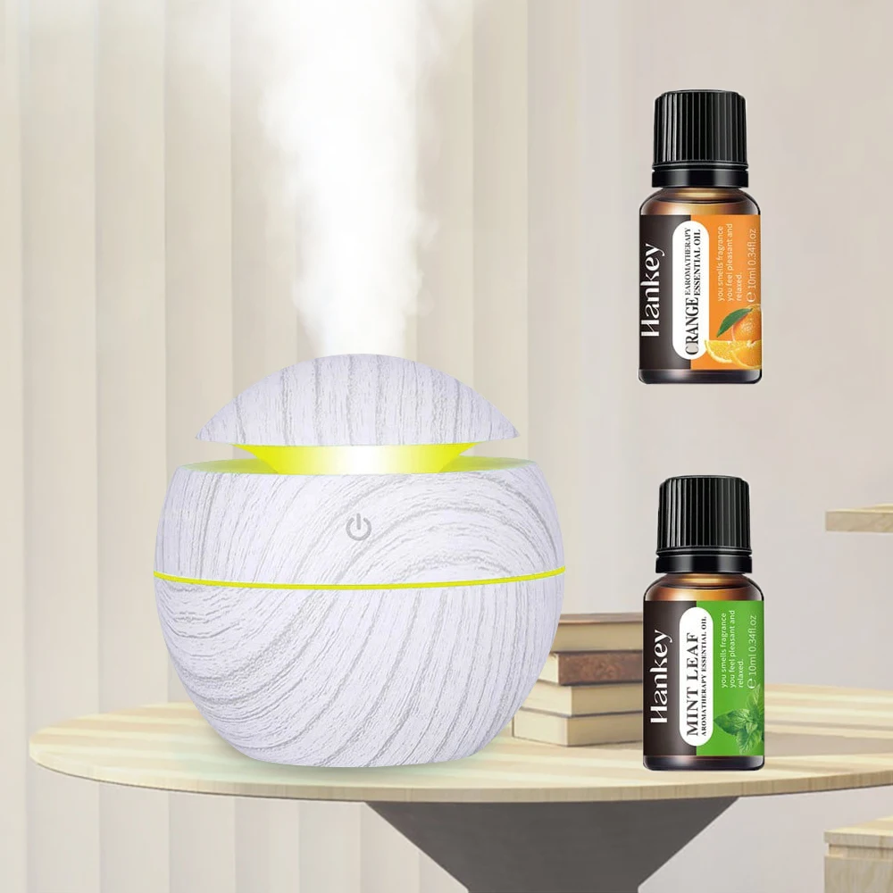 

Premium Gift Idea Modern 130ml Humidifier with Touch Display, 7 Color Lighting Modes & Universal USB-C Port