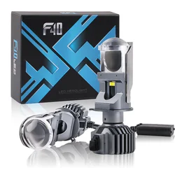 F40 Car H4 Biled Projector Headlight H4 LED With Lens Mini  Projector For Motorcycle LED Headlamps