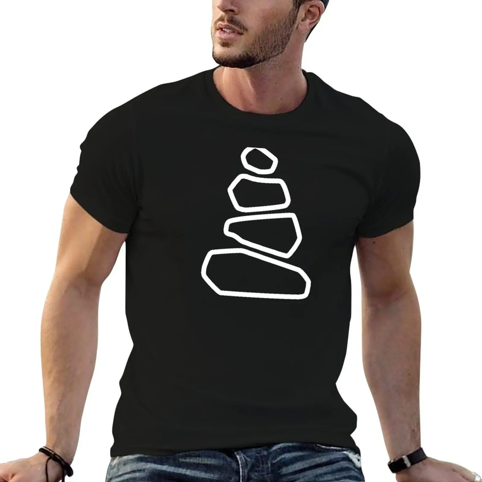Cairn Logo T-Shirt Basic Short Sleeve T-Shirt for Men