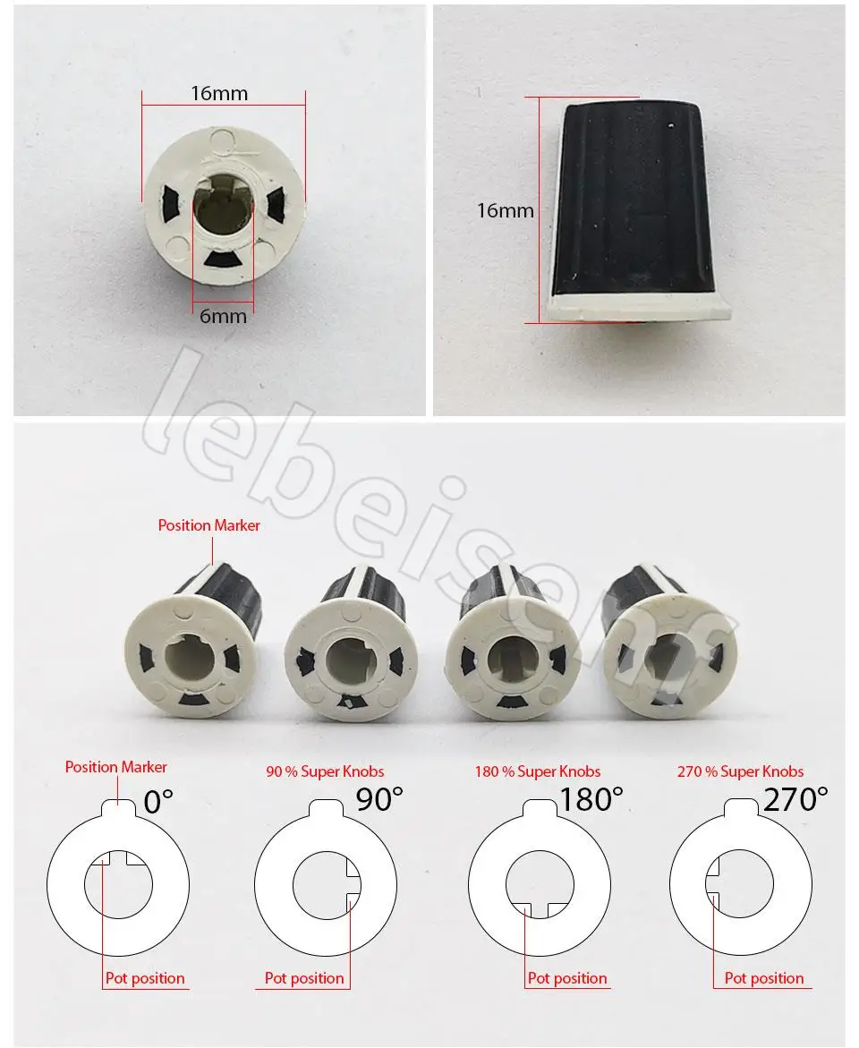 

100pcs Replace Black color EQ Rotary Knob For Pioneer DJM800 900 2000 NXS DAA1176 DAA1305 BLACK