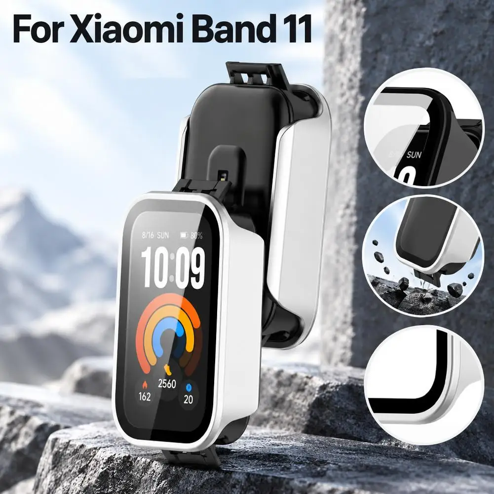 Soft TPU Case For XIAOMI Smart Band 11 Active Screen Protector All-Around Protective Shell Cover For Xiaomi Band 11 Active