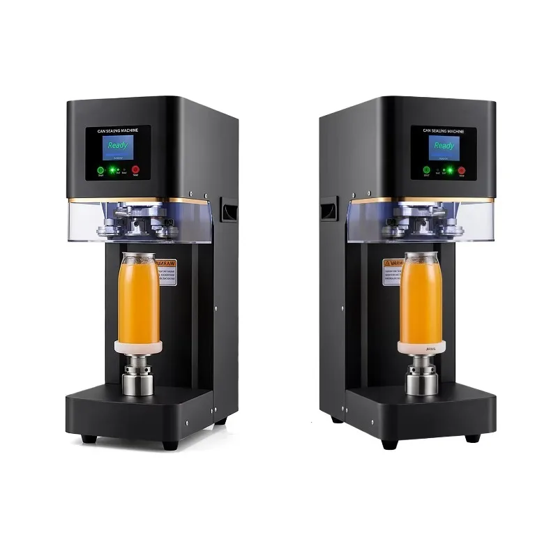 Semi-Automatic Plastic Can Sealing 165W Power 150-1000ml Range Soda Coffee Tea Can Sealing Machine