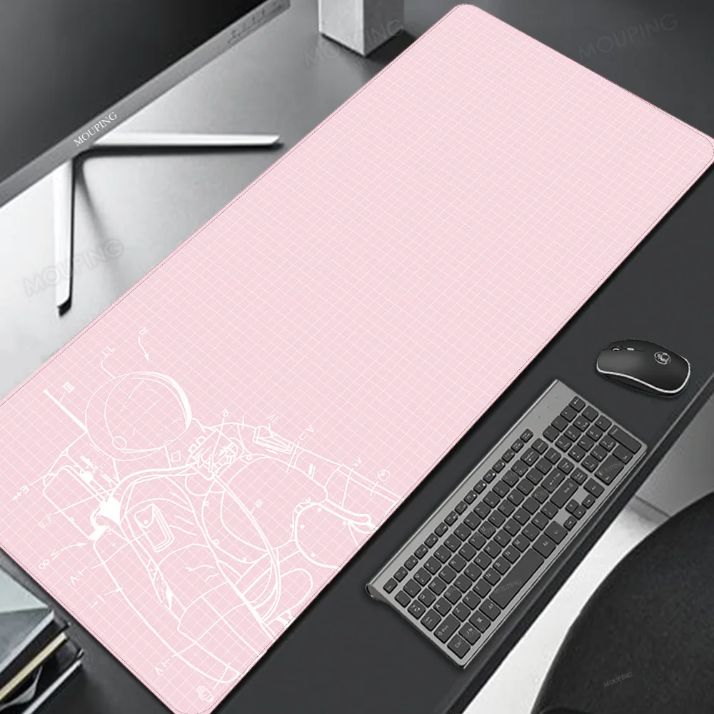 Mousepad Pink Desk Mat Anime Mouse Mats Kawaii Gaming Pad on The Table Setup Gamer Accessories Keyboard Pad Mouse Rug Carpet