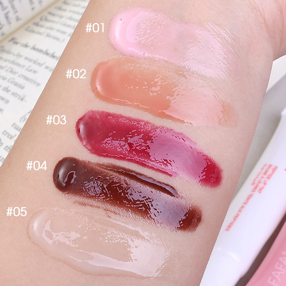 Punk Dark Brown Mirror Lip Gloss Lasting Moisturizing Nutritious Liquid Lipsticks Transparent Mineral Lips Oil Makeup Cosmetics