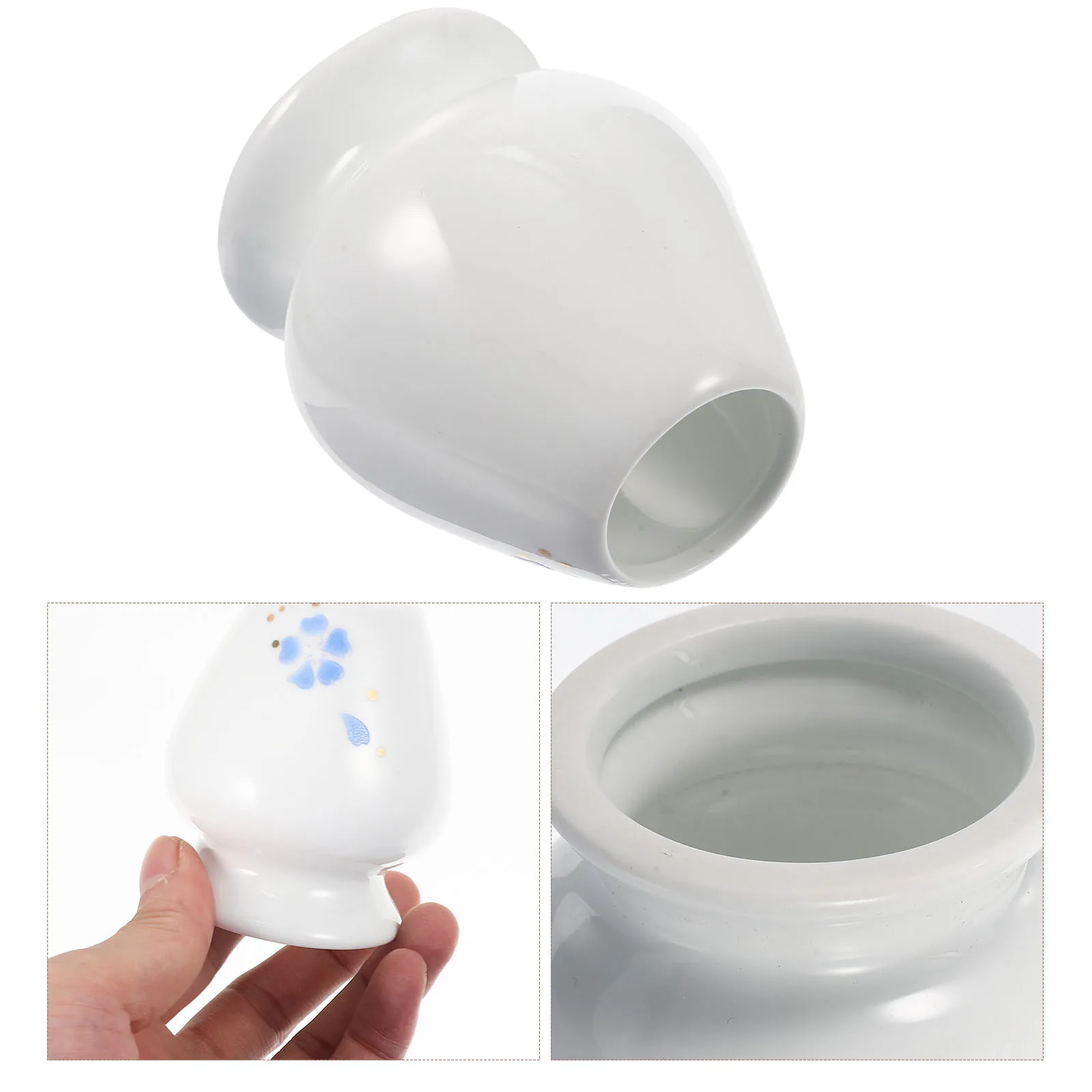 

Ceramic Matcha Whisk Holder Japanese Style Tea Ceremony Supply Decorative Whisk Stand for Matcha Making Portable Tea Set