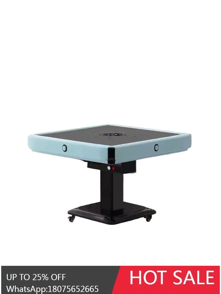 

folding automatic roller coaster mahjong machine dual-purpose heating mahjong table diagonal card