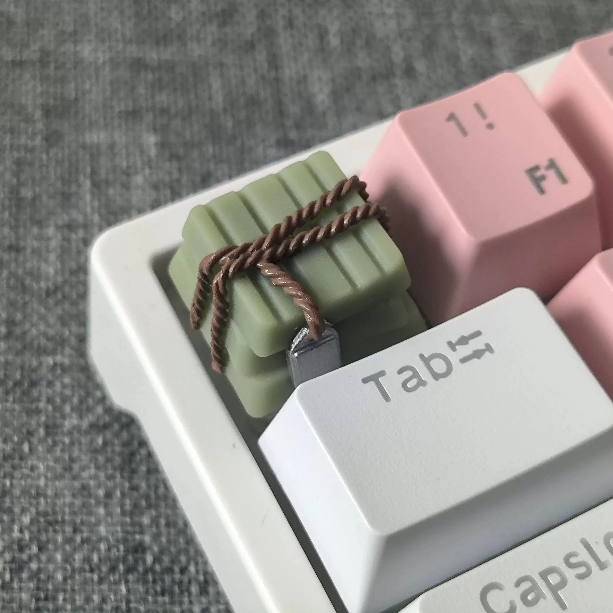 Cioccolato Custom novità Artisan KeyCap Handmade Resin Keyboard Cap Key Cap per accessori per tastiera meccanica