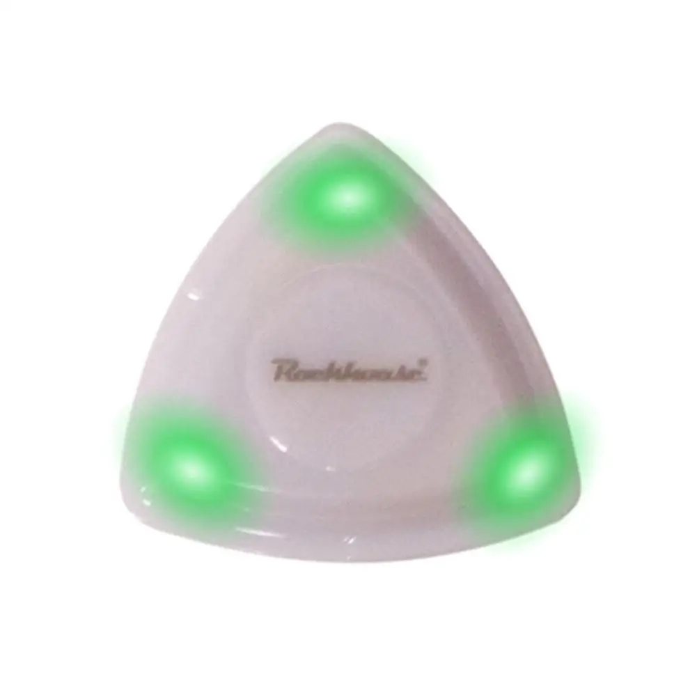 Led Gloeiende Gitaar Pick Food-Grade Plastic Gitaar Touch Plectrum Gloeiende Snaarvormige Lichtgevende Pick Muziekinstrument Z4g1