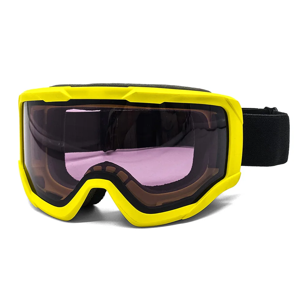 هيكل مخصص بسيط أسطواني مضاد للخدش ومضاد للضباب مستقطب العدسات قابل للتعديل مع نظارات التزلج السيليكون غير القابلة للانزلاق #1