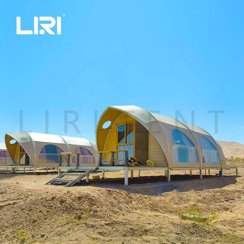

4 Season Luxury Shell Shape Glamping Tents Manufacturers for Resorts
