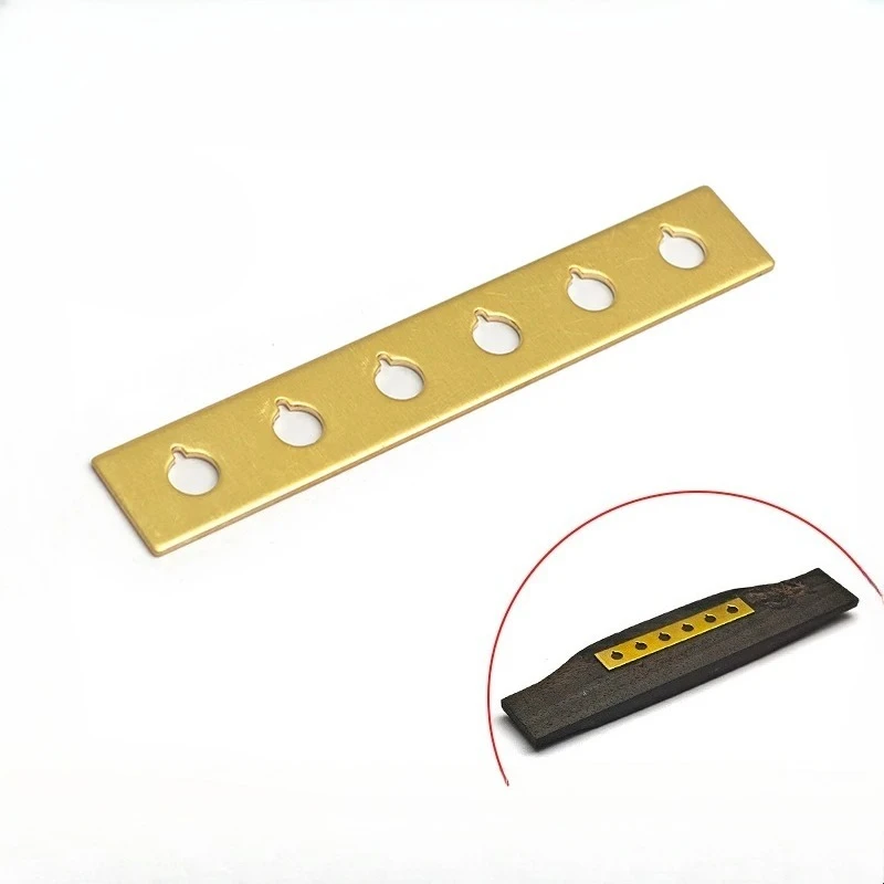 

4Pcs Brass Shim for Hole of Acoustic Bridge Pin Repairing with 4.5mm Hole Gasket String Spacing 54/55.5mm Luthier Tool