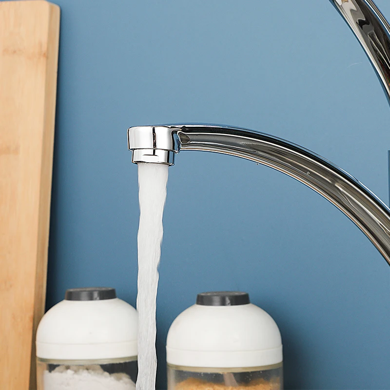 Brass Kitchen Sink Faucets Chrome Kitchen Mixer Faucet Cold Hot Water Tap 360 Rotate Kitchen Sink Mixer Long Nozzle grifo cocina