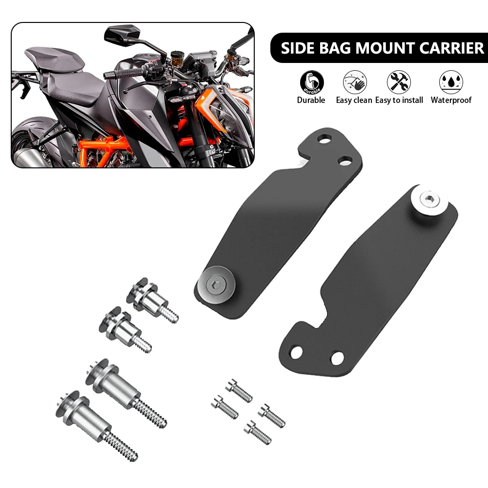 

Fit For KTM 1290 Super Duke R / EVO 2020 2021 2022 2023 2024 1390 Super Duke R / EVO 2024-2025 Motorcycle Side Bag Mount Carrier