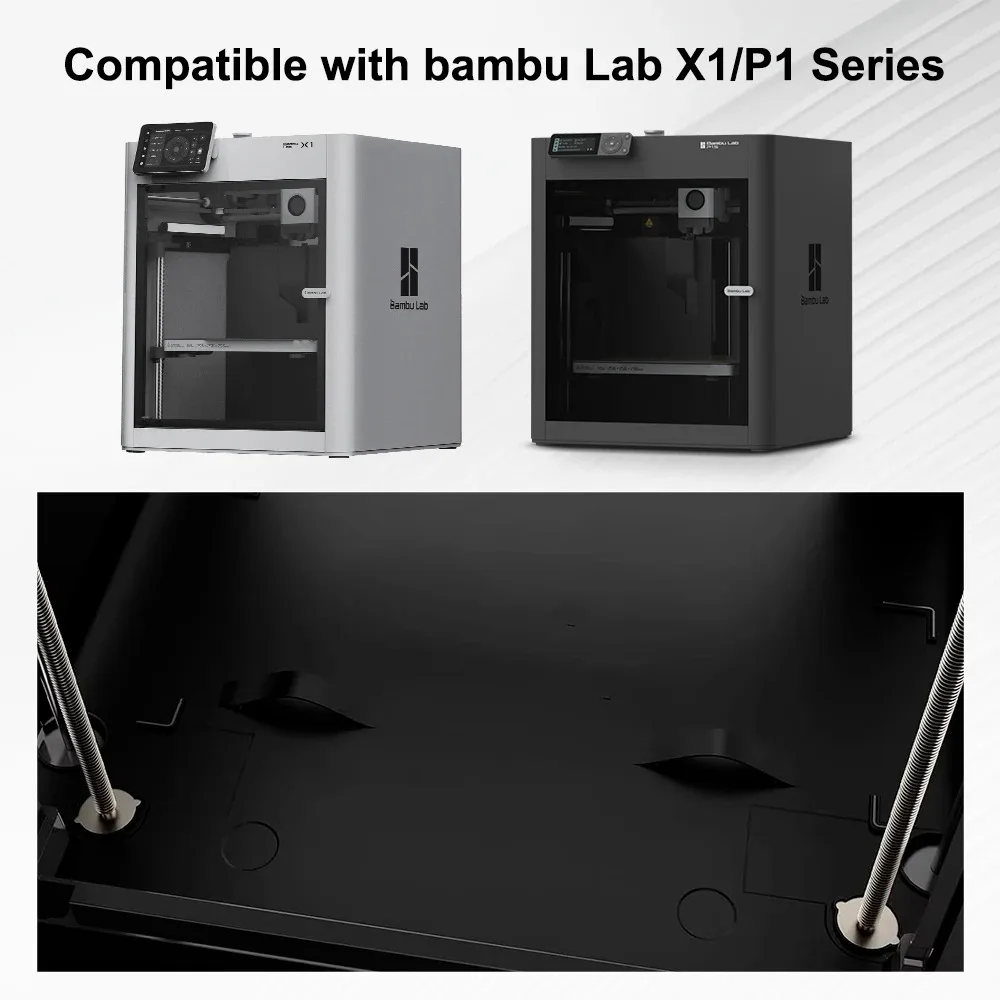 EARTH'S SURFACE Panda Diaper Silicone Precision Molding Integrated Handles Raised Edges Upgrade For Bambu Lab P1 X1 H2D H2S