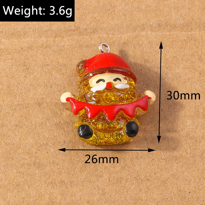 10 Stück niedlichen Cartoon Meeres lebewesen Meerjungfrau Charms Tintenfisch Anhänger für Schmuck machen Halskette Ohrringe DIY Zubehör liefert – Detail 7