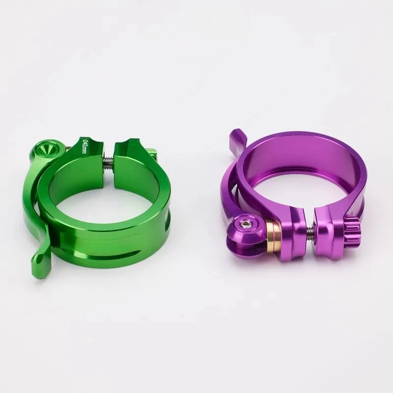 Titanium‑Bolt Quick‑Release Seat Tube Clamp 38.2mm‑41mm, For Tern Folding Bike Aluminum Frame