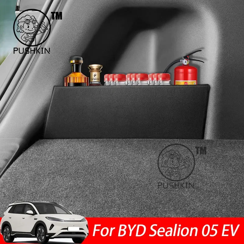 For BYD Sealion 05 EV 2026-2027 Rear Spare Compartment Partition Rear Trunk Storage Box Extreme Interior Modification Accessorie
