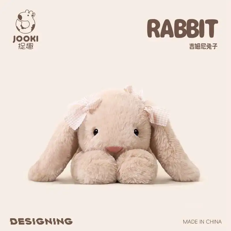 

Cure Good Night Rabbit Плюшевая кукла Jimny Rabbit Плюшевая игрушка-компаньон для сна Длинноухий кролик Слушайте свои проблемы Подарок ребенку