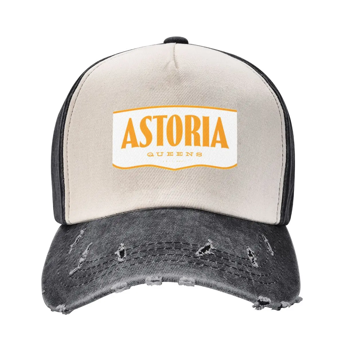 Vintage New York Shield - Astoria (Queens) Baseball Cap Thermal Visor Kids Hat Men's Caps Women's