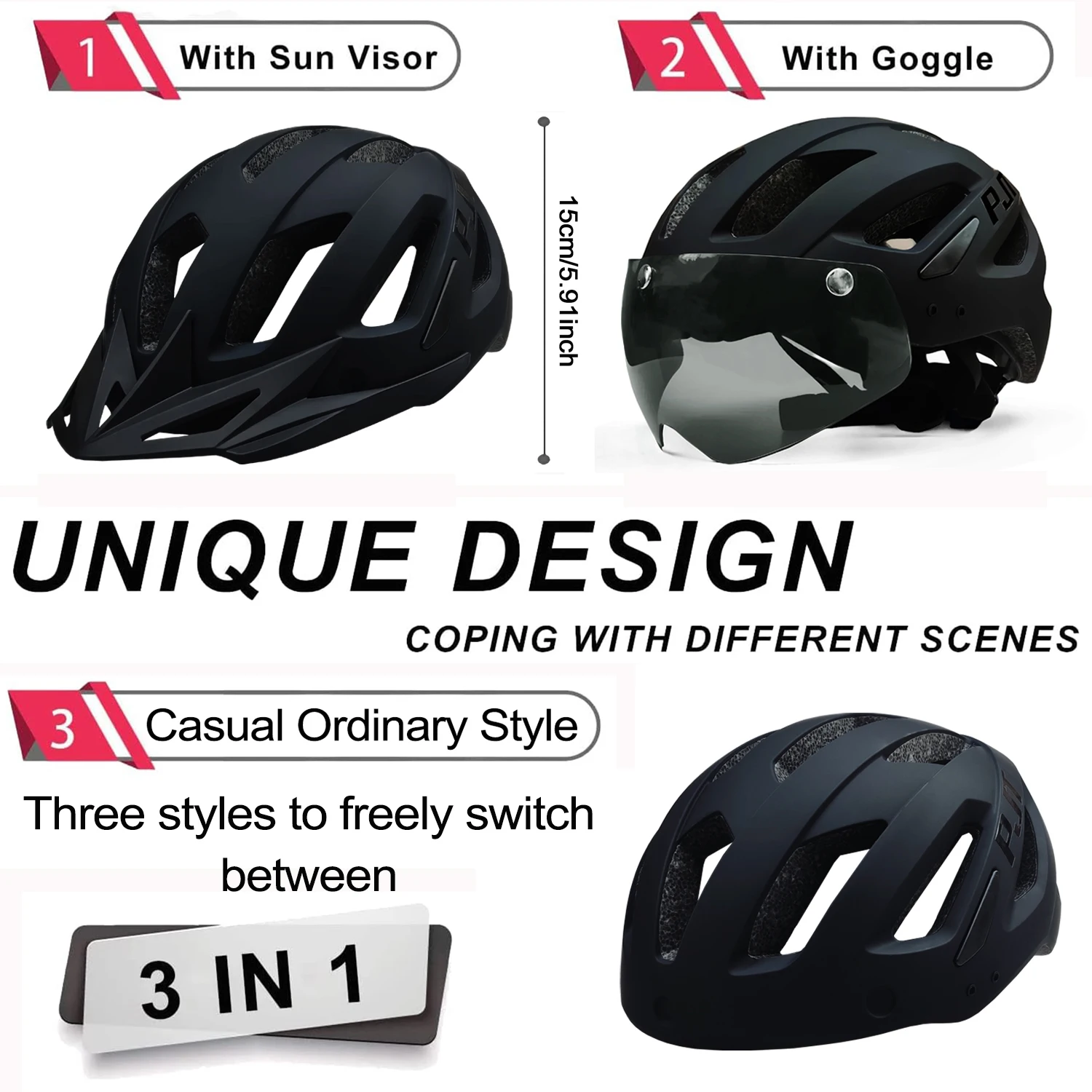 bike helmets and sun protection Da Brim Cycling Helmet Visor AngleTech Cycles The largest of their bicycle helmet visor models ROCKBROS Lightweight Cycling Helmet with