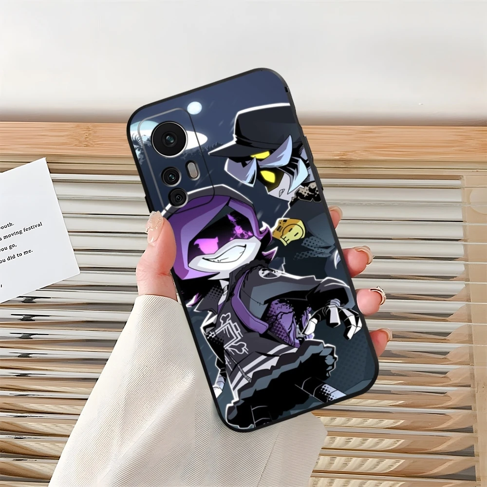 Cartoon M-Murder D-Drones Phone Case for Xiaomi Redmi Note 13 14 10 12 Pro POCO F4 F5 X5 Pro 12 13 11T Lite Ultra Shell Coque