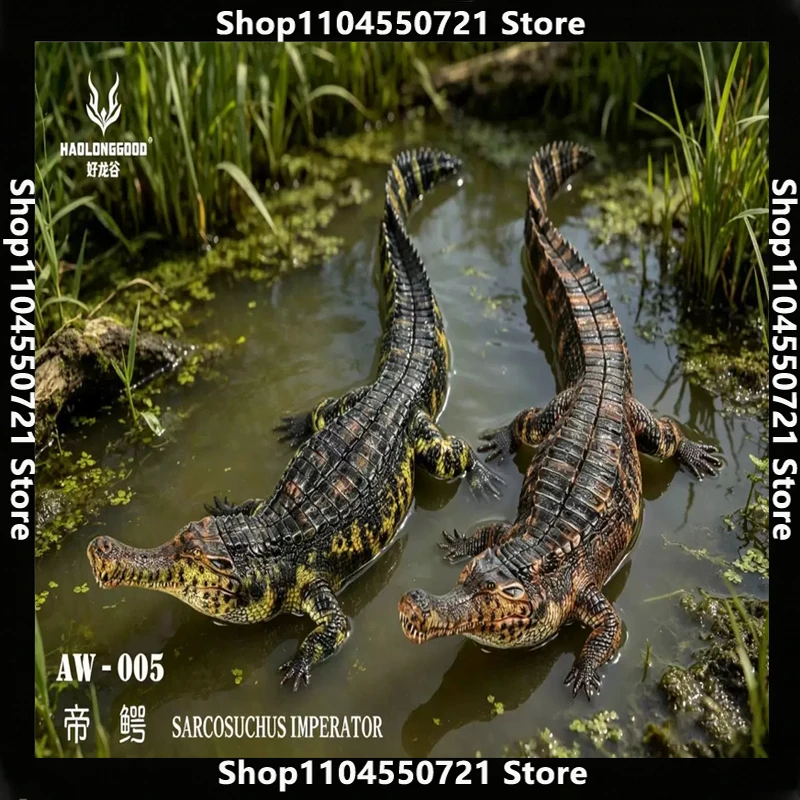 

Genuine Haolonggood Sarcosuchus, Early Cretaceous African Prehistoric Animal 1/35 Scale Realistic Extinct Creature Plastic Model