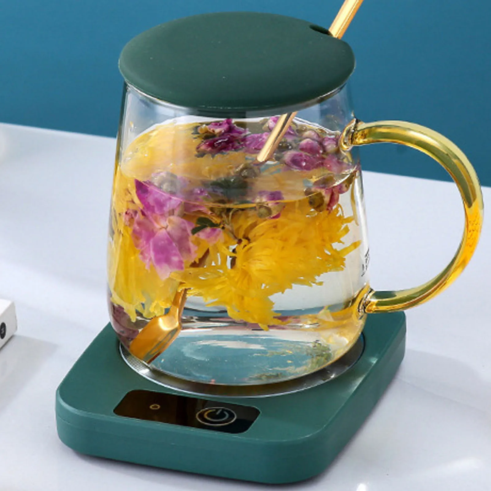 

Smart Coffee Warmer Coffee Mug Warmer for Desk 16W Electric Coffee Cup Warmer Heating Plate for Coffee Milk Tea