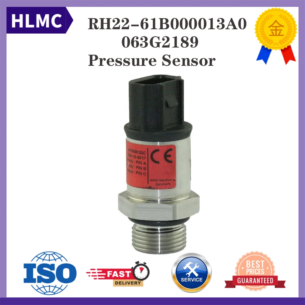 

Excavator Sensor RH22-61B000013A0 Pressure Sensor for MBS1250(063G2189)0-500Bar for LOVOL