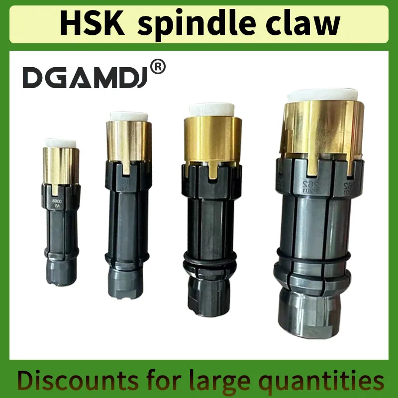 

Spindle Gripper Claw Tool HSK32 HSK40 HSK50 HSK63 4 Petal Pull Clamp Toolholder Five axis machine machining center CNC Spindle